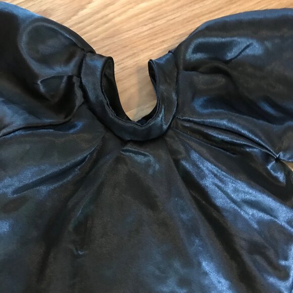 Build-A-Bear Black Satin Blouse - For Bears Who Want To Look Chic BAB - Picture 2 of 4